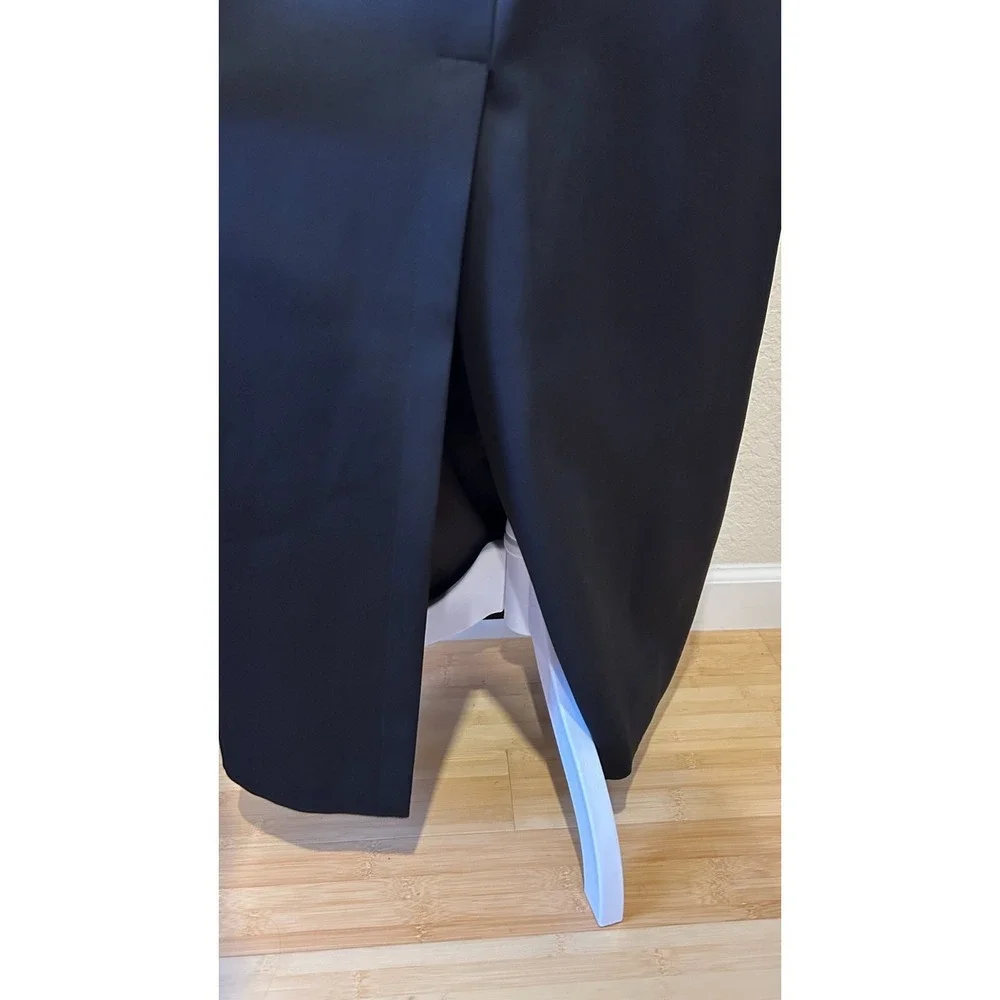 Ted Baker London Langley Gown Maxi Dress Size 2 Black Gold Sequins Holiday HOCO - Picture 9 of 11